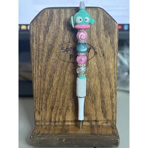 27-18  Inspired Handcrafted Extended Length Beaded Pen w/ Refill Ink